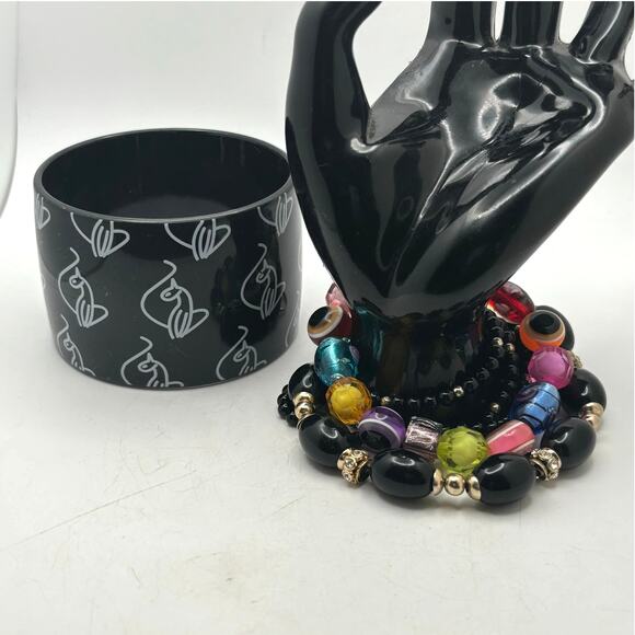Black & Pink Bracelet Bundle - Picture 1 of 3